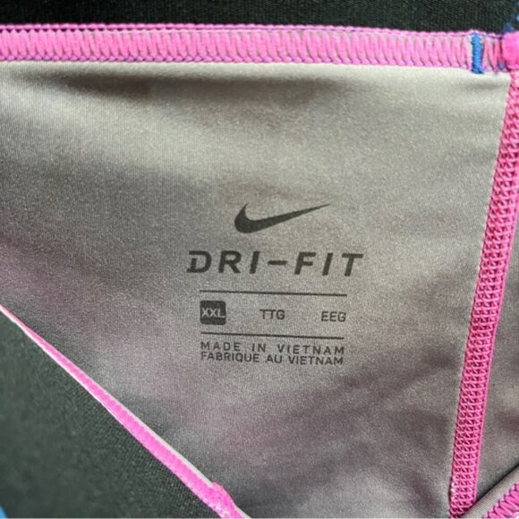 Nike Pro tropical print seamless shorts Sz XXL - Picture 4 of 10